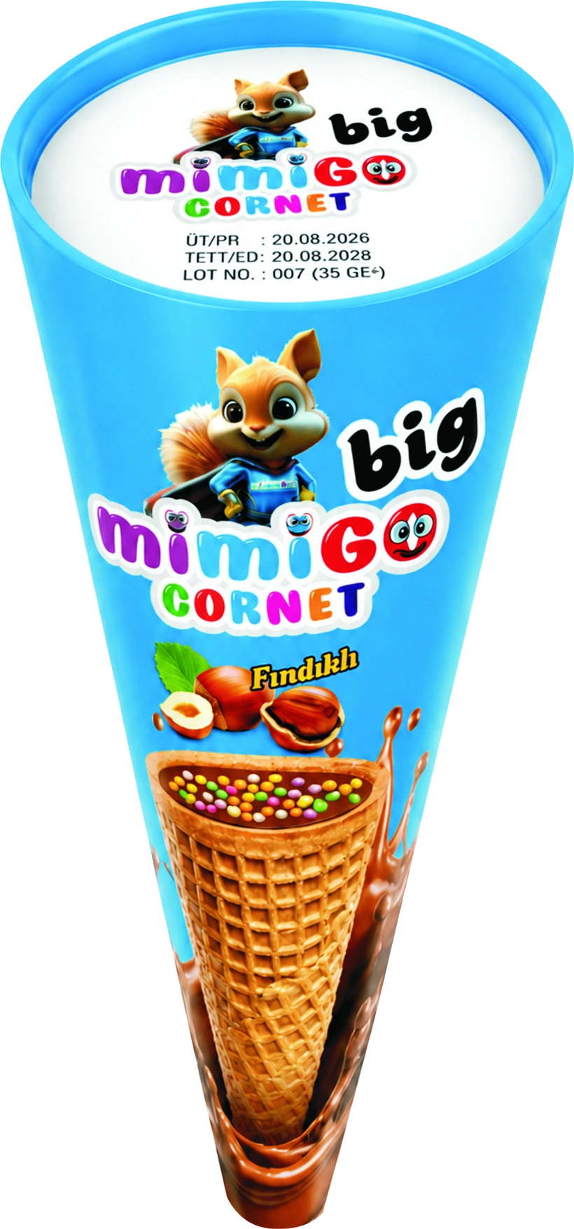mimiGO Cornet BIG Hazelnut