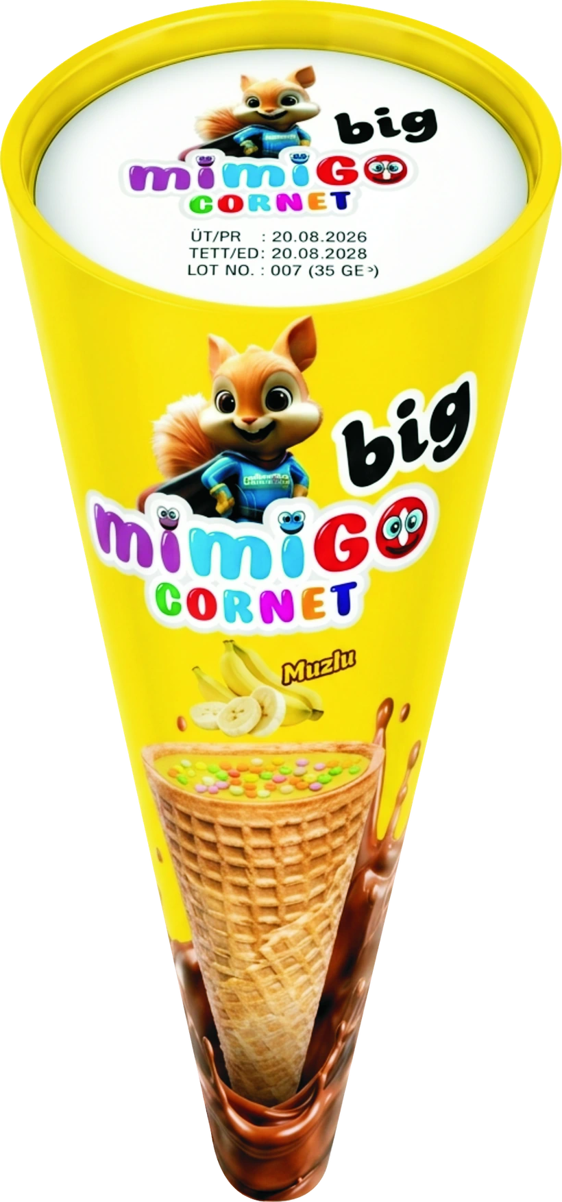 mimiGO Cornet BIG Banana