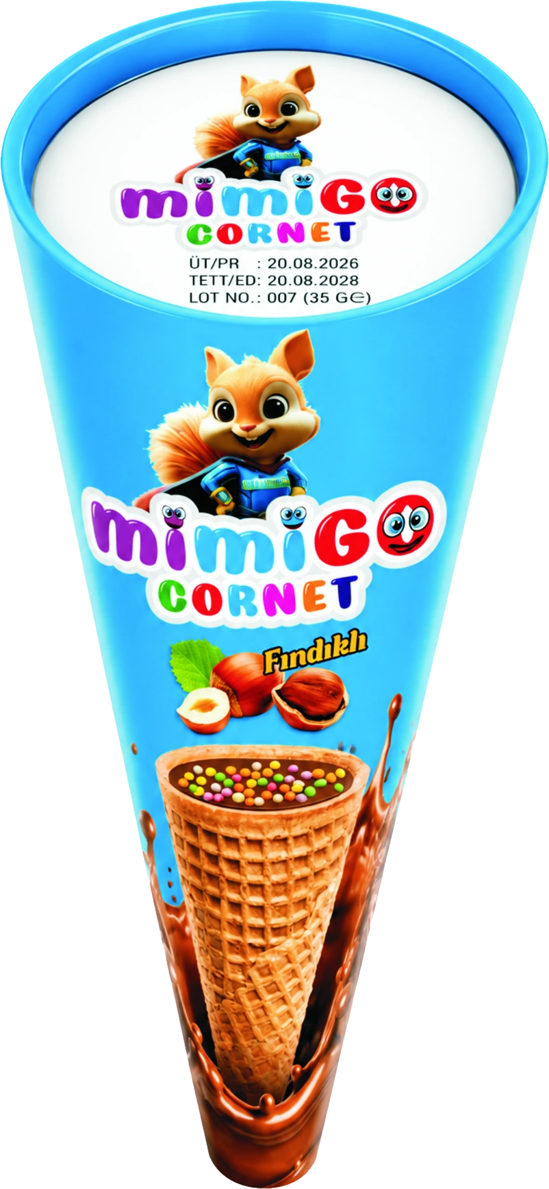 mimiGO Cornet Hazelnut