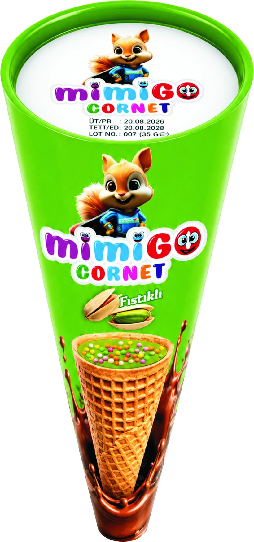 mimiGO Cornet Pistachio
